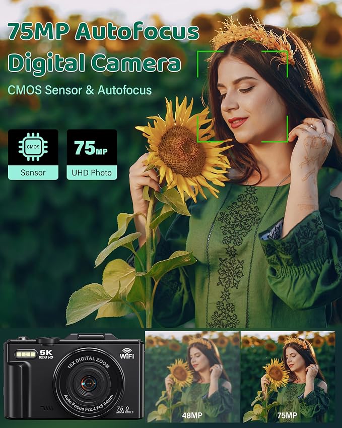Digital Camera - 5K WiFi Digital Cameras - Image 3