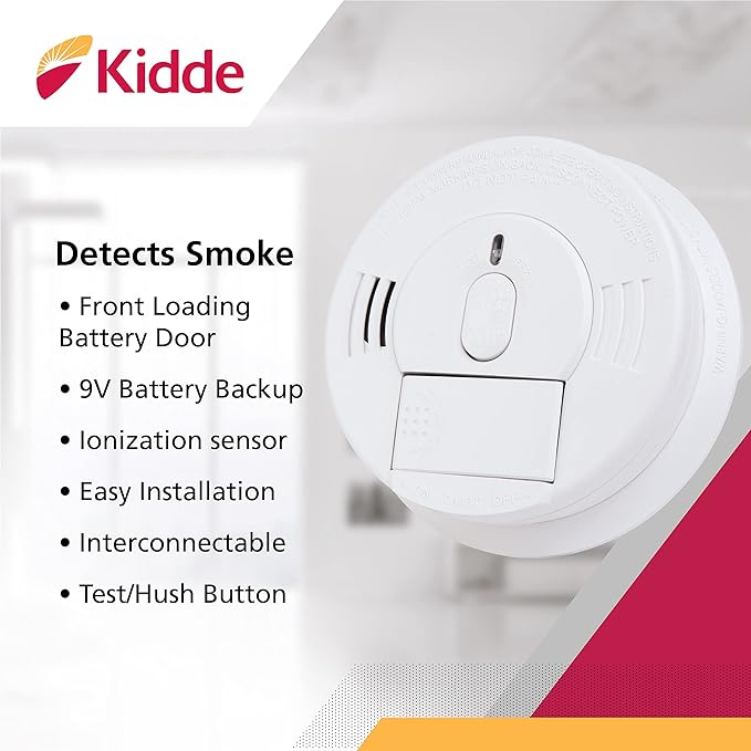 Kidde Smoke Detector, Hardwired Smoke Alarm - Image 3