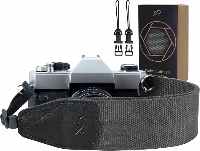 Padwa Lifestyle Grey Camera Strap by PadwaLifestyleCameraStrap
