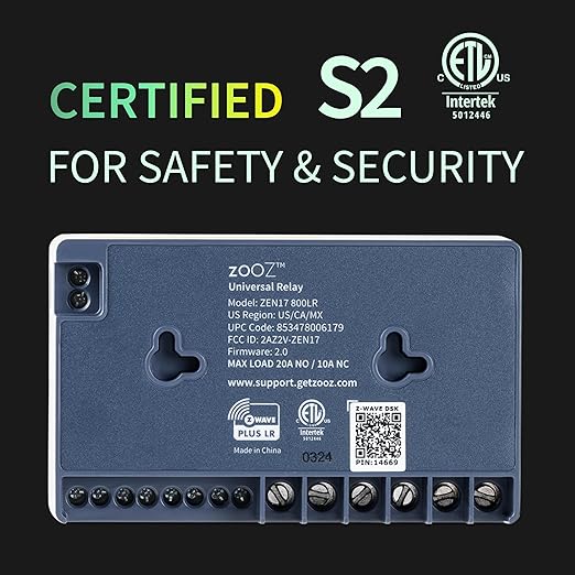 Zooz Z-Wave Long Range Relay ZEN17 800LR - Image 4
