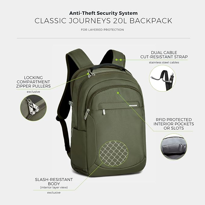 Travelon Anti-Theft Classic Large Backpack - Image 4