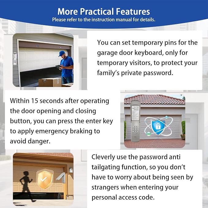 Garage Door Opener Keypad Compatible - Image 8