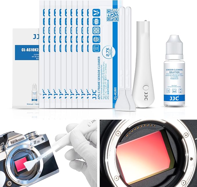Upgraded Camera Sensor Cleanning Kit Cleaner Set by JJC