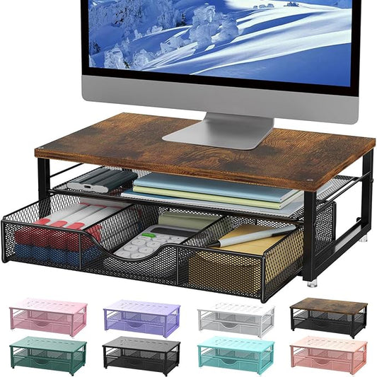 gianotter Computer Monitor Stand Riser, office organizer by gianotter
