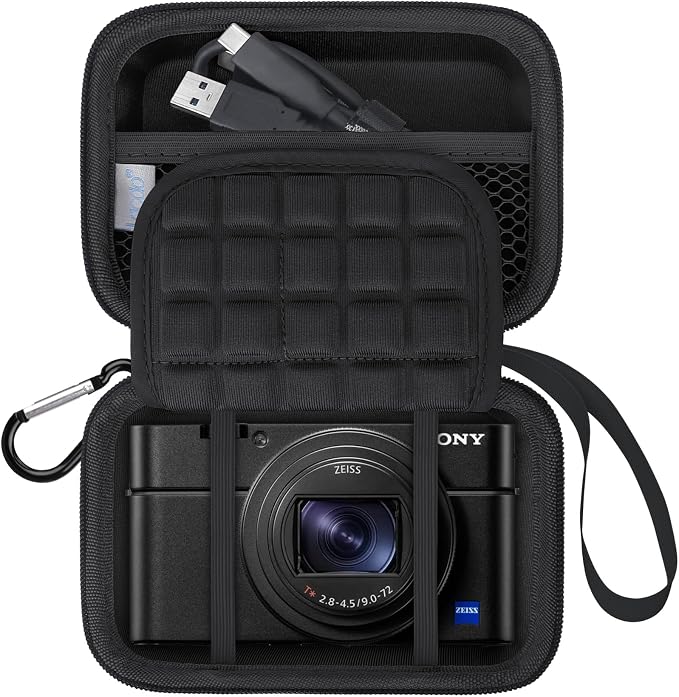 Lacdo Camera Carrying Case for Sony RX100 VII/ RX100 VI/ RX100 V/ RX100 IV/ by Lacdo