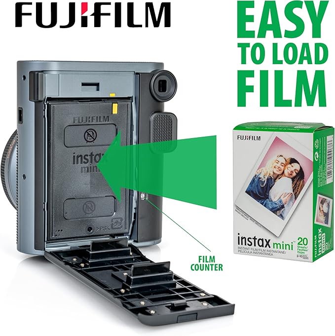 Fujifilm Instax Mini 41 Instant Film Camera Black + 20 Instax Instant Film - Image 6