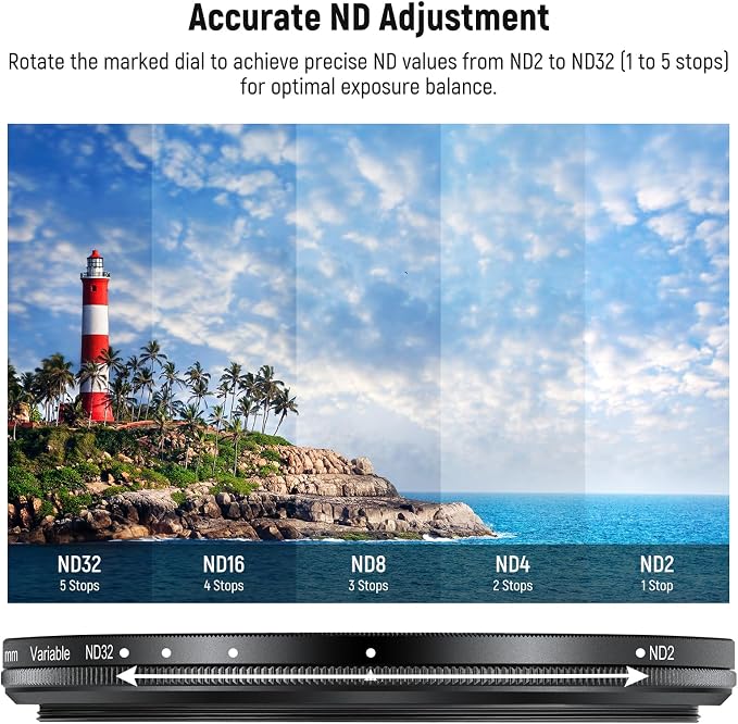 NEEWER 58mm Variable ND Filter - Image 4