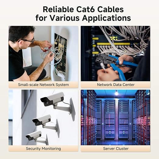 Cable Matters 10Gbps in-Wall Rated 23AWG Bare Copper Cat 6 Cable - 1000ft - Image 8