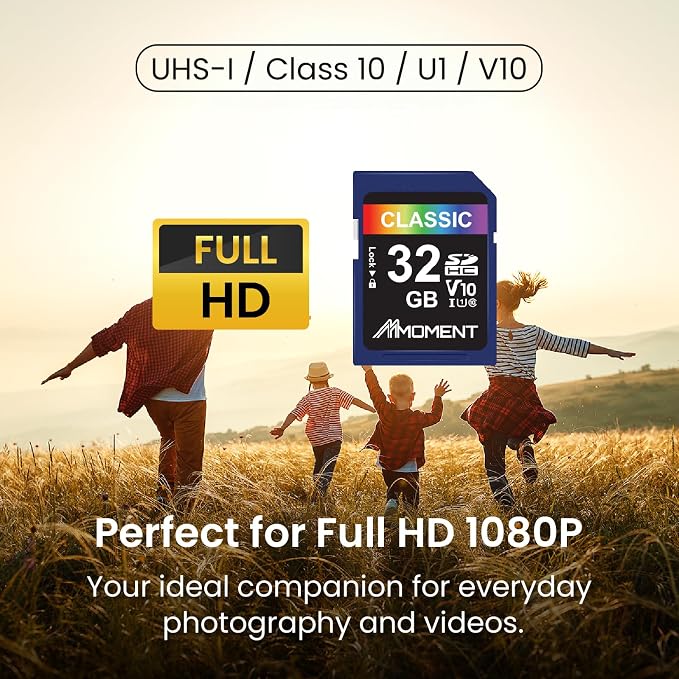 MMOMENT 32GB Full-Size SD, SDHC Card Compatible - Image 3