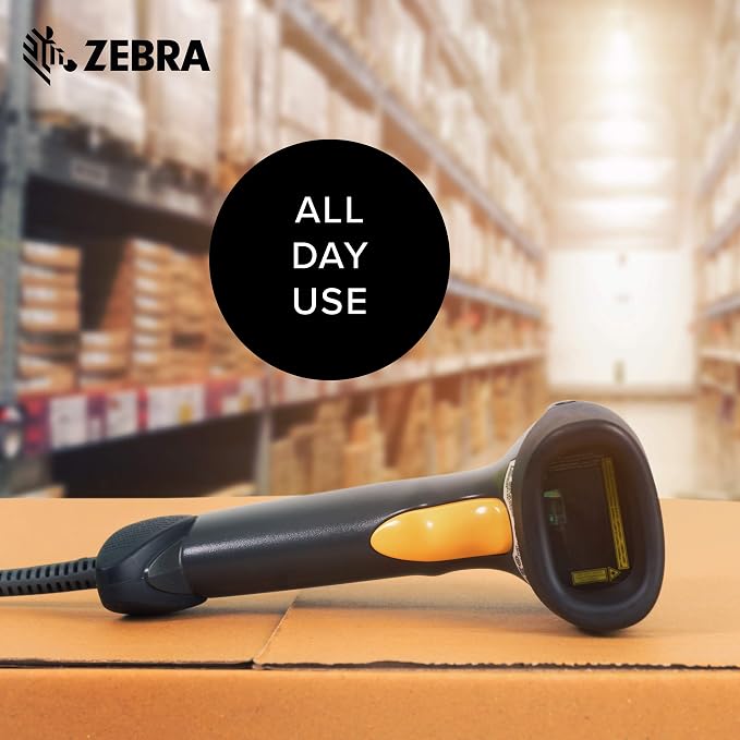Symbol Zebra LS2208 Series Corded Handheld Standard Range Laser Scanner Kit - Image 3