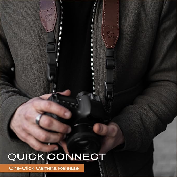 C Coiro Classic Leather Camera Strap - Image 2