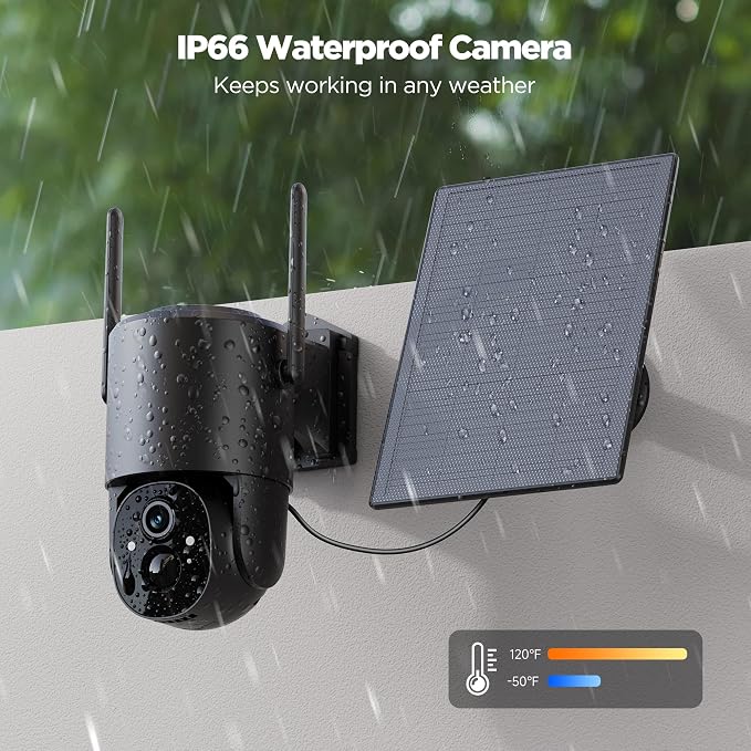 YUPBOE Security Cameras Wireless Outdoor Solar: Battery Cameras - Image 9