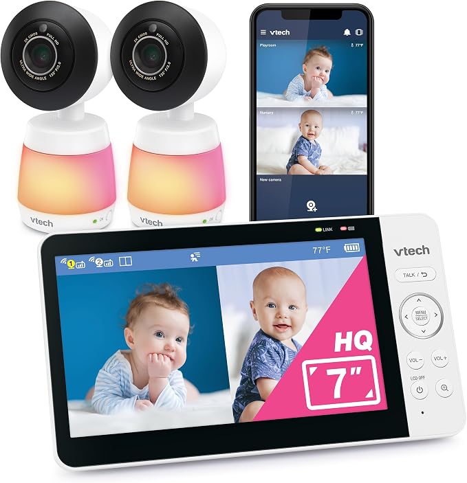 VTech Smart WiFi Baby Monitor, 2 Cameras by VTechBabyMonitors