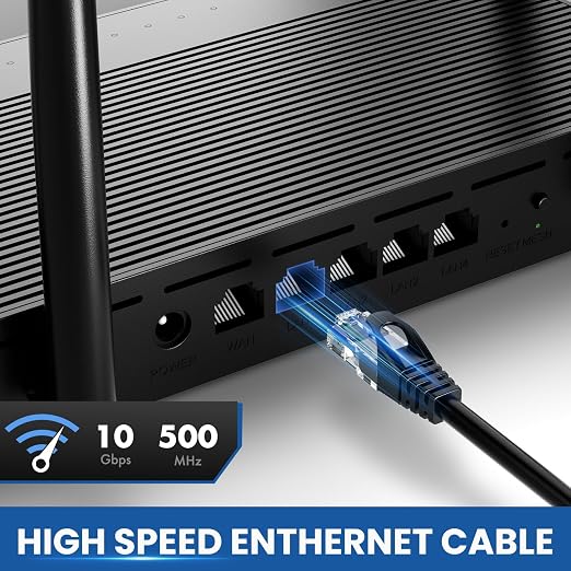 Cat 6 Ethernet Cable 10 Feet 6 Pack, Cat6 RJ45 Ethernet Patch Cables, - Image 2