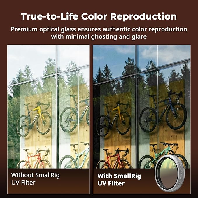 SmallRig UV Filter for FUJIFILM X100VI / X100V, 99% Light Transmittance - Image 4