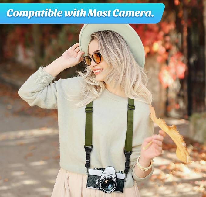Padded iPad Binocular Camera Shoulder Strap, Nylon Neck Lanyard Strap - Image 5