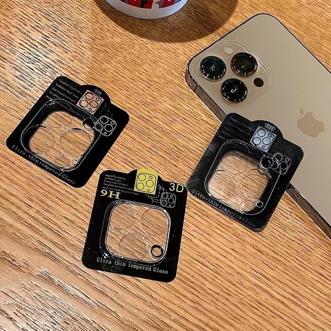 3PCS Rear Back Camera Lens Protector Tempered Glass - Image 6