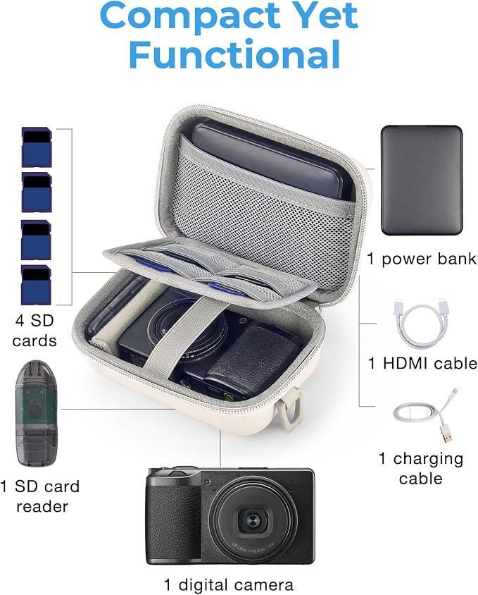 BAGSMART Digital Camera Case, Protective & Waterproof Small Camera Case - Image 4