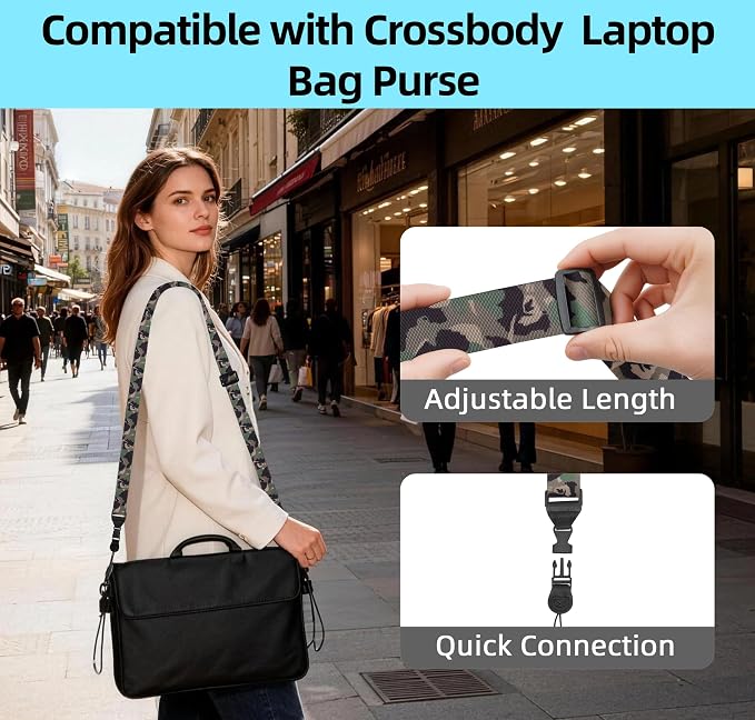 Adjustable Shoulder Strap:Comfortable iPad Strap Nylon Neck Lanyard - Image 7