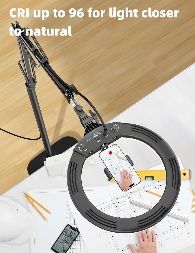 Ring Light Overhead Phone Mount, CRI Max 96 Professional - Image 9