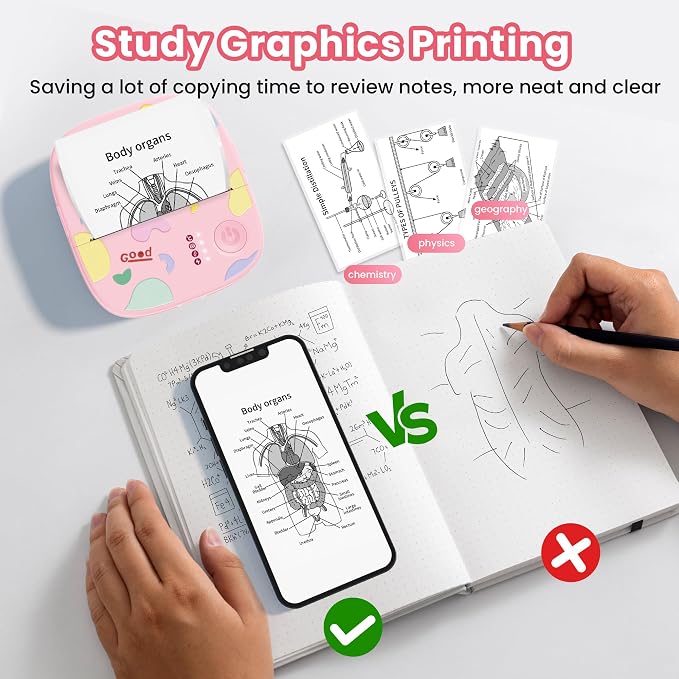 Mini Sticker Printer AHM2, Mini Thermal Printer - Image 4