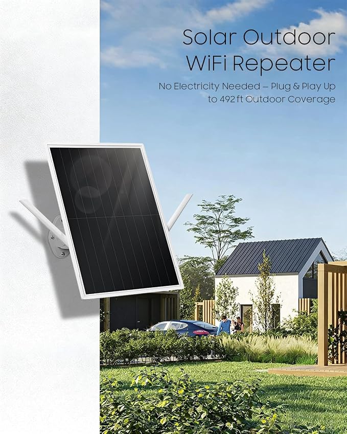 Solar WiFi Extender Outdoor-Solar Powered WiFi Extender Signal Booster - Image 3