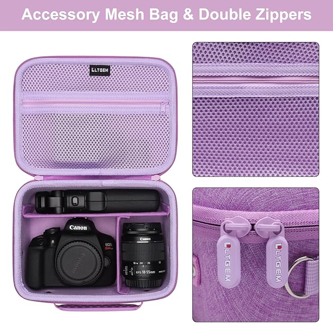 Camera Case Compatible with Canon EOS Rebel T7/R50/R6 Mark II/R100/R50 - Image 4
