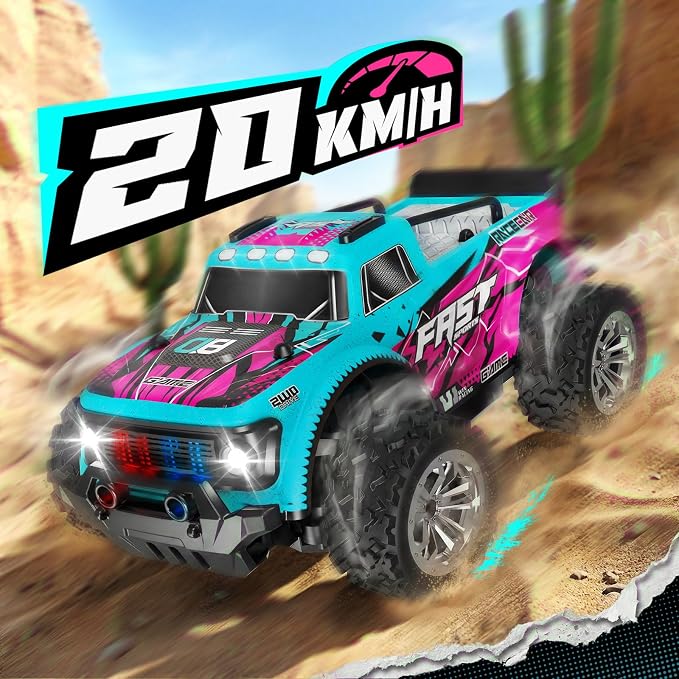 Remote Control Car, 2WD Off-Road RC Cars, 20 KM/H All-Terrain Rc Truck - Image 3
