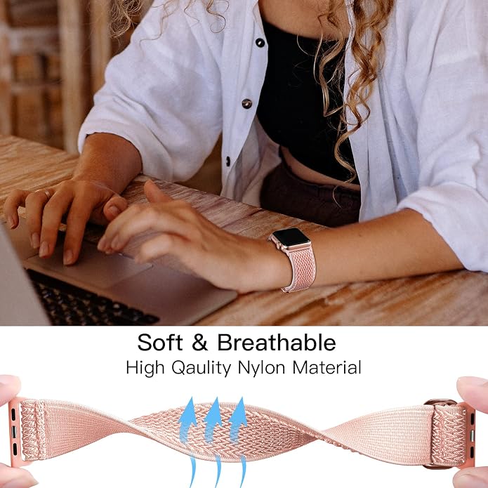 Lerobo Stretchy Nylon Solo Loop Band, Compatible - Image 4