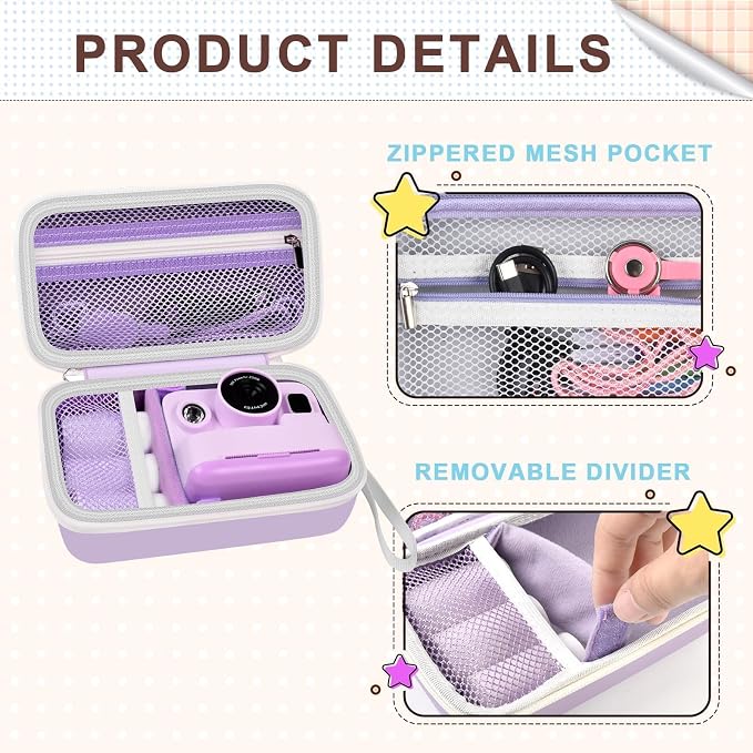 kids Instant Print Camera Case Compatible - Image 4