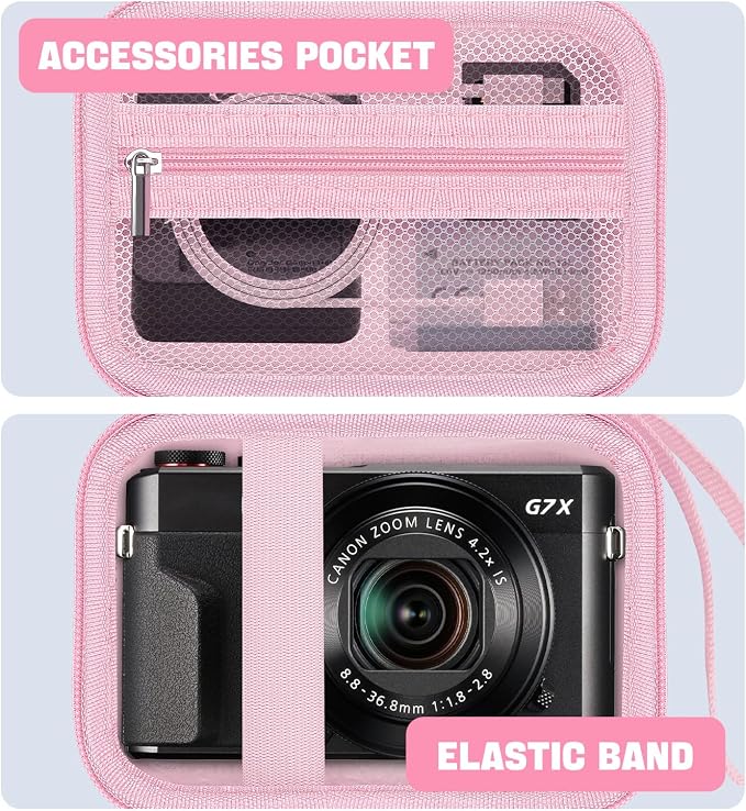 Camera Case for Canon PowerShot G7X Mark III/ G7 X Mark II/ SX740 hs Digital - Image 7