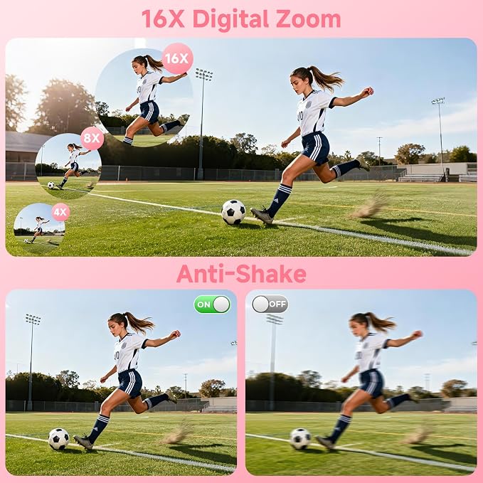 5K Digital Camera for Photography, UHD 75MP WiFi Vlogging Camera for YouTube - Image 5