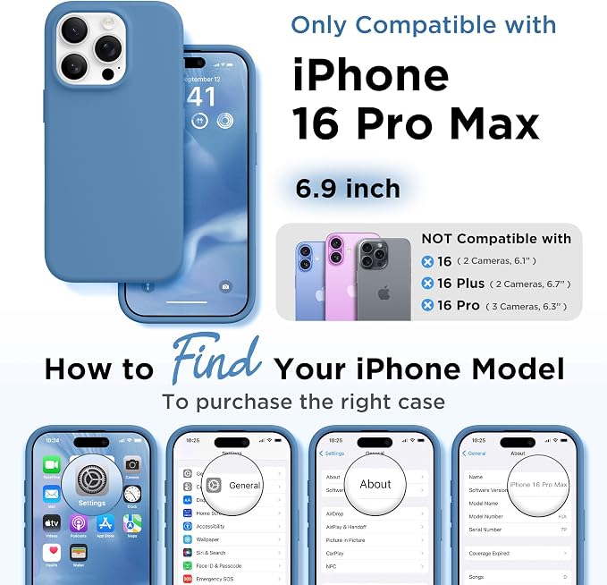 GolbinBox Magnetic for iPhone 16 Pro Max Case, Compatible - Image 2