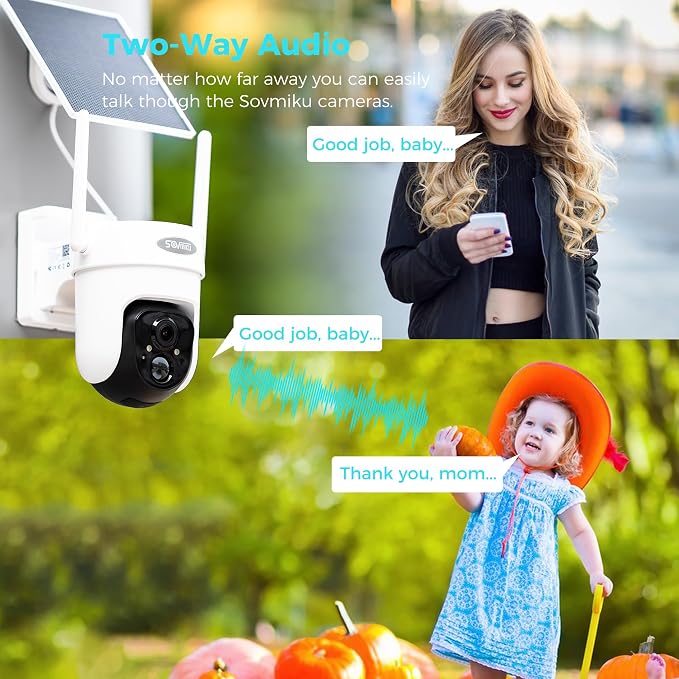 Vicohome CQ4G 2K AI Solar Security Camera Wireless Outdoor, Battery Powered Cam - Image 6