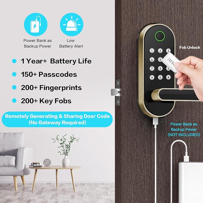 Fingerprint Smart Door Lock - Image 3