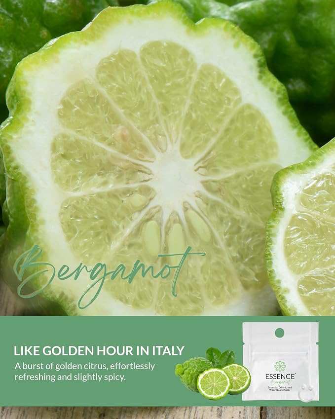 Essence Wearable Aromatherapy Nasal Diffuser – Bergamot Essential Oil Nose Ring - Image 3