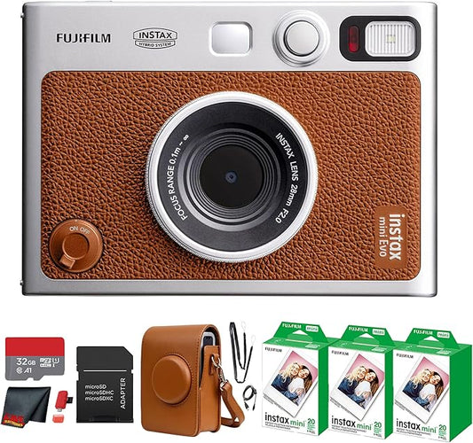 Fujifilm Instax Mini EVO Hybrid Instant Camera Bundle by FUJIFILM