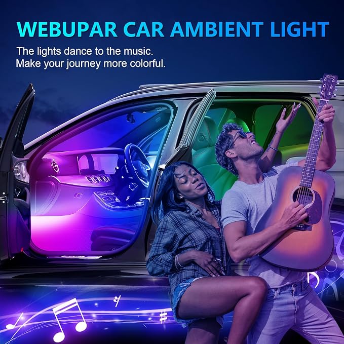 Dreamcolor Acrylic Car Interior Led Kit, Car Accessories 22 in 1 RGB Car - Image 6