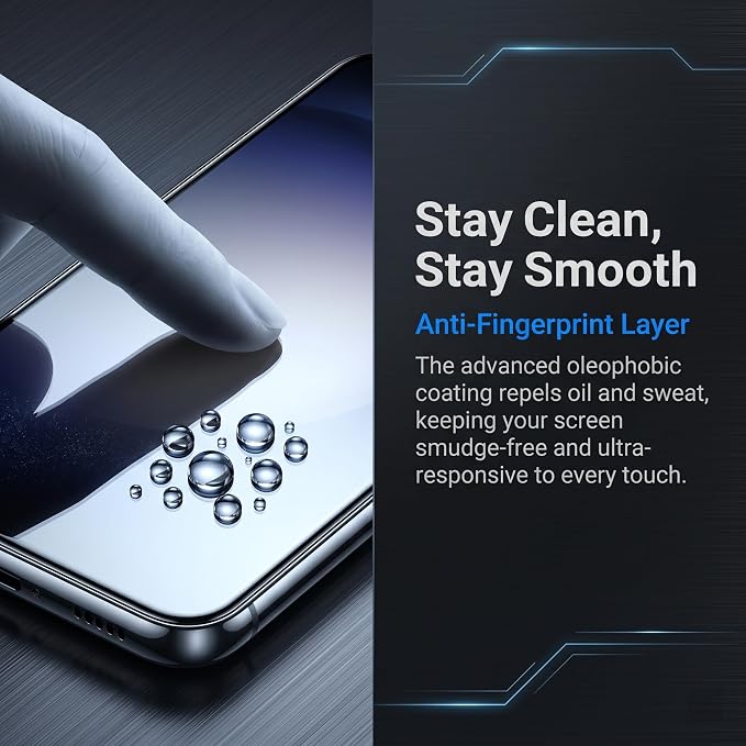 2 Pack Galaxy S22 Plus Privacy Screen Protector, Anti-Scratch, Bubble-Free - Image 7