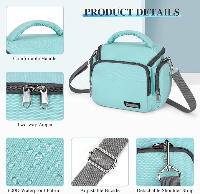 G-raphy Camera Bag Case Compact Lightweight Shoulder Crossbody Sling - Image 7