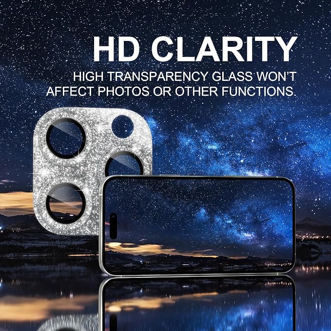 Choiche Compatible for iPhone 16 Pro/iPhone 16 Pro Max Camera Lens Protector - Image 5