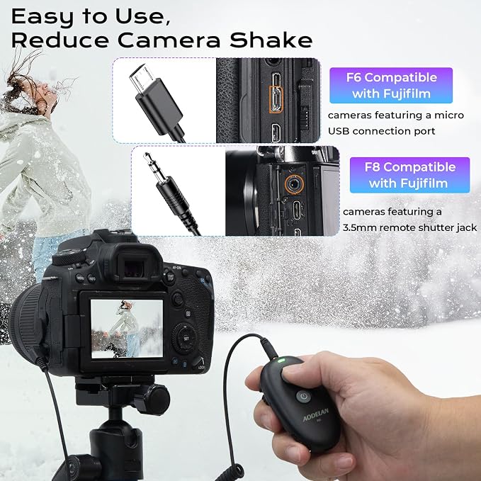Upgraded USB-C Rechargeable Wireless Camera Remote Control Shutter Release - Image 7