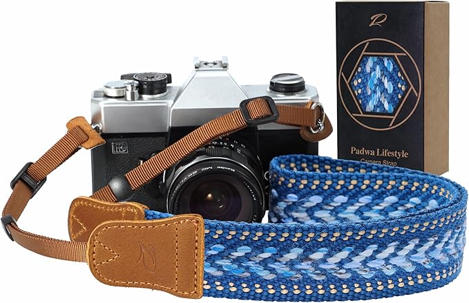 Padwa Lifestyle Speed Blue Camera Strap by PadwaLifestyleCameraStrap