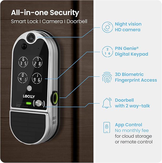 Lockly Vision Elite Video Smart Lock - Image 2