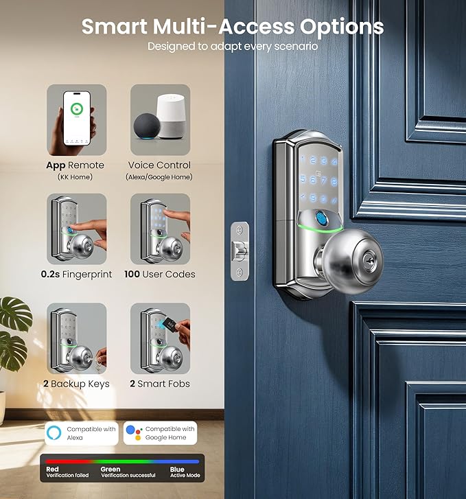 Veise VE028 Built-in Wi-Fi Smart Lock - Image 3