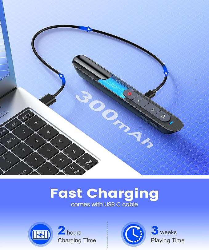 Presentation Clicker Rechargeable Compatible - Image 3