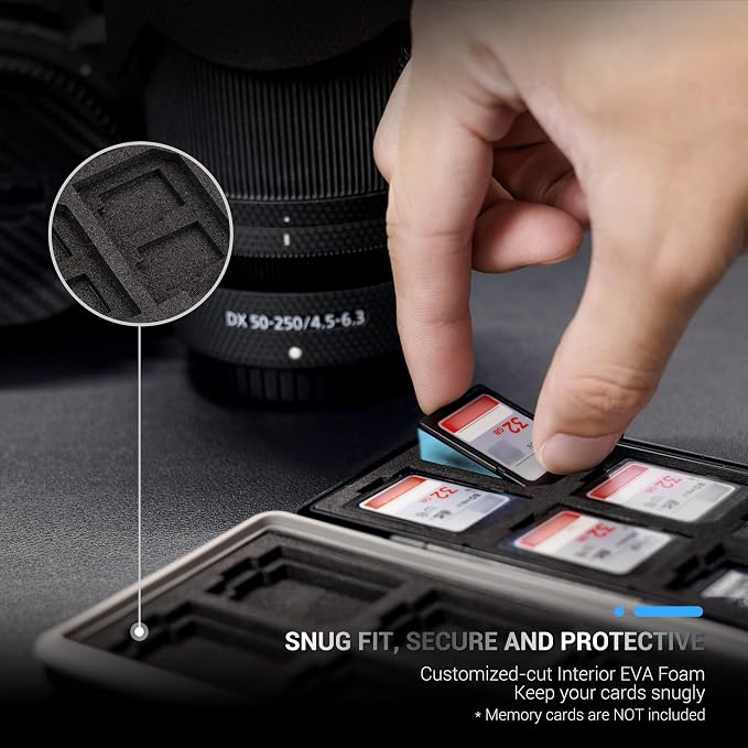 CFexpress Type A Card SD Card Holder Case Storage, Water-Resistant Shockproof - Image 2