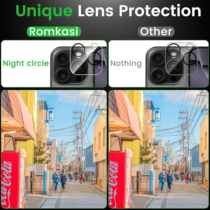 Romkasi 4 Pack Privacy Screen Protector - Image 5