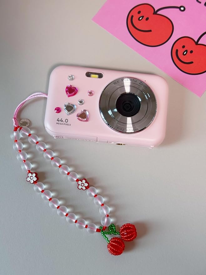 Drawwind Phone Charm Beaded Wristlet Strap Universal Cell Phone Lanyard Cute - Image 5