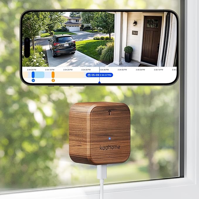5MP 3K Window Camera for Indoor & Outdoor Home Security, Magnetic Mount by Unknown